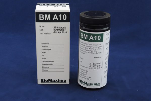 Paski do badania moczu BM A10