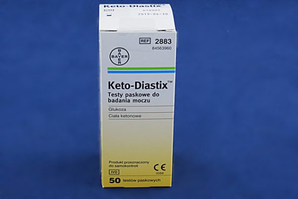 Testy paskowe do badania moczu Keto-Diastix
